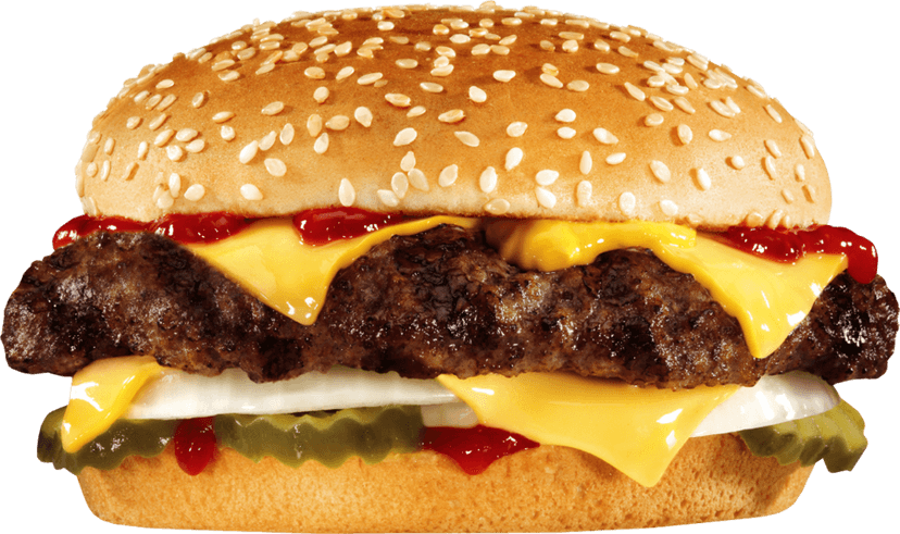 Picture of a tasty hamburger